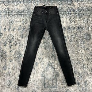 7 for All Mankind High Waist Gwenevere skinny jeans size 25